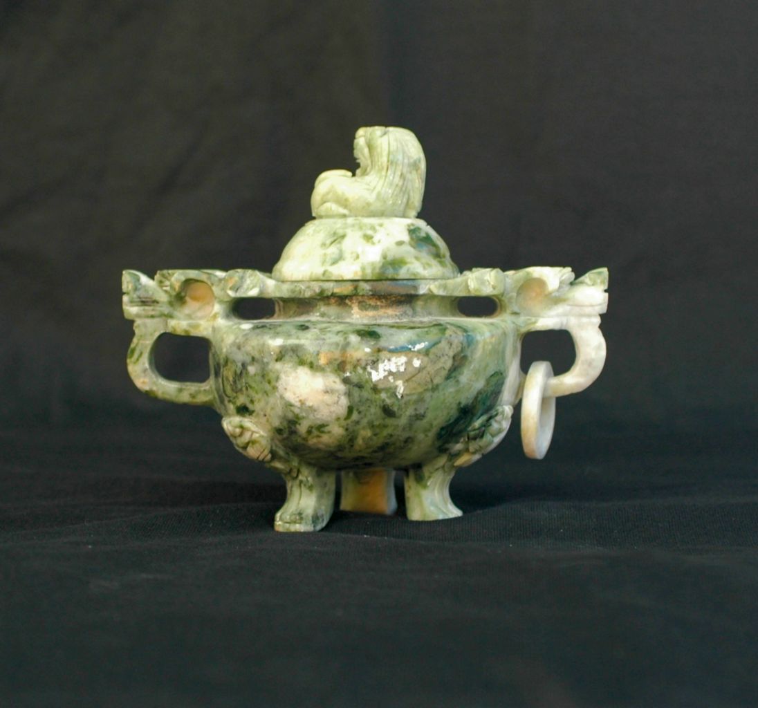 Green and white jade - Ming Dynasty
